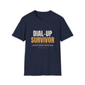 Dial-Up Survivor - Funny Gen X Nostalgia T-Shirt
