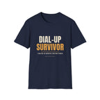 Dial-Up Survivor - Funny Gen X Nostalgia T-Shirt