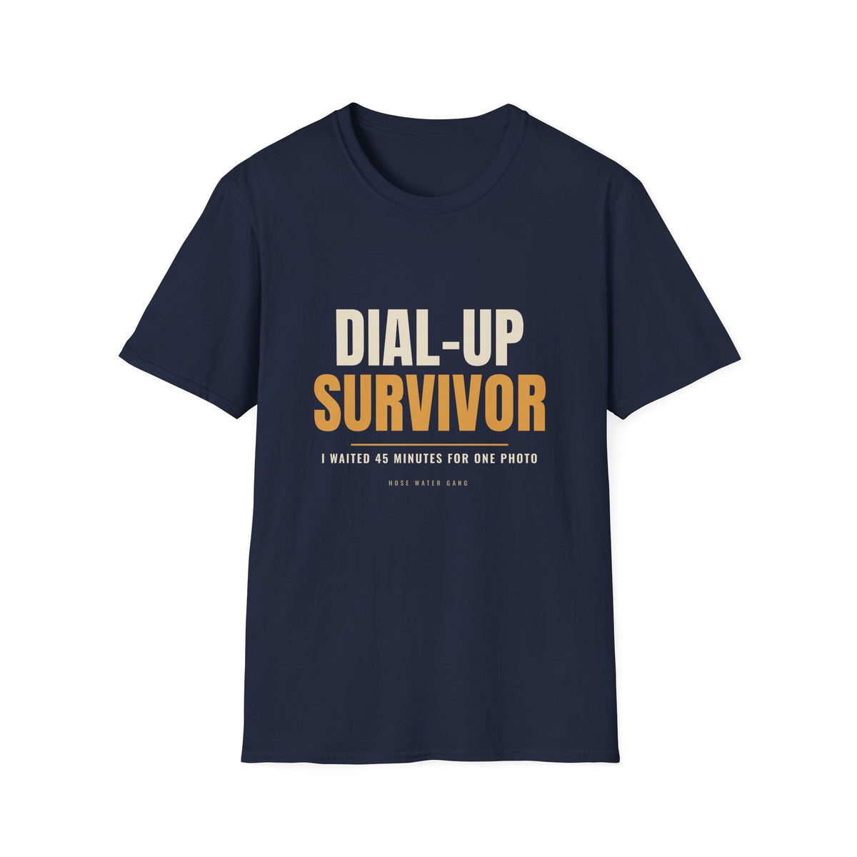Dial-Up Survivor - Funny Gen X Nostalgia T-Shirt