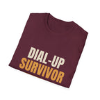 Dial-Up Survivor - Funny Gen X Nostalgia T-Shirt
