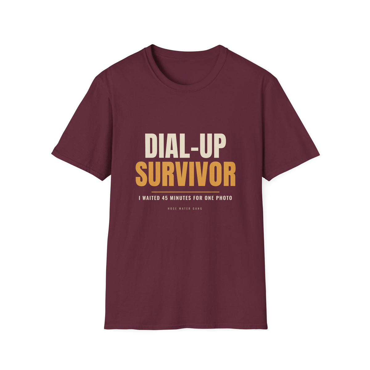 Dial-Up Survivor - Funny Gen X Nostalgia T-Shirt