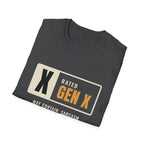 Rated Gen X May Contain Sarcasm - Funny Warning T-Shirt