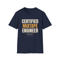 Certified Mixtape Engineer - Gen X Music Nostalgia Tee