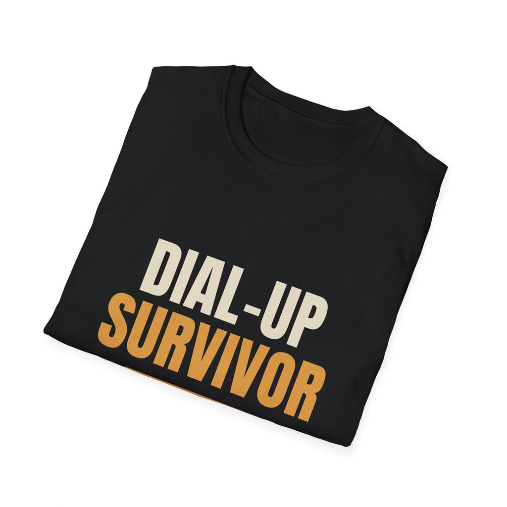 Dial-Up Survivor - Funny Gen X Nostalgia T-Shirt