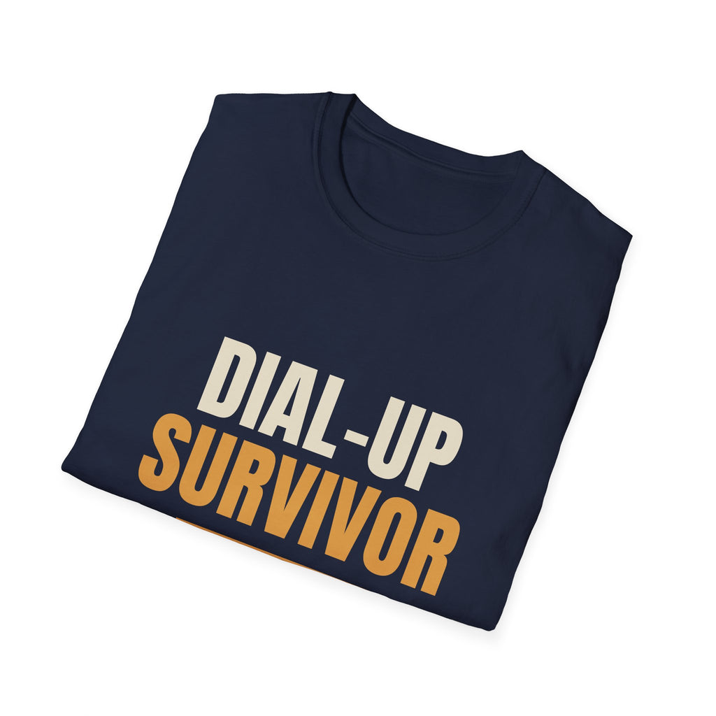 Dial-Up Survivor - Funny Gen X Nostalgia T-Shirt
