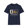 Rated Gen X May Contain Sarcasm - Funny Warning T-Shirt