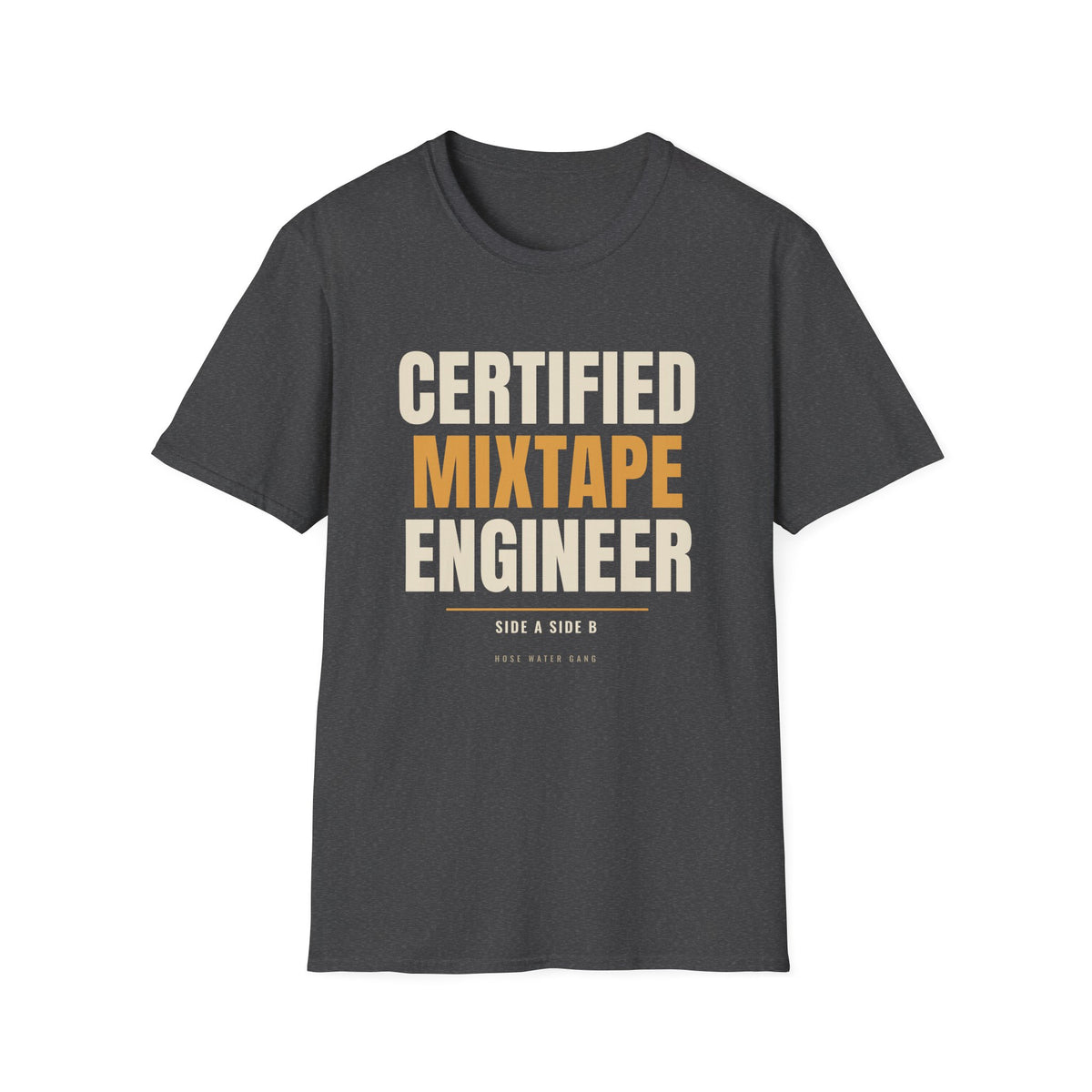 Certified Mixtape Engineer - Gen X Music Nostalgia Tee