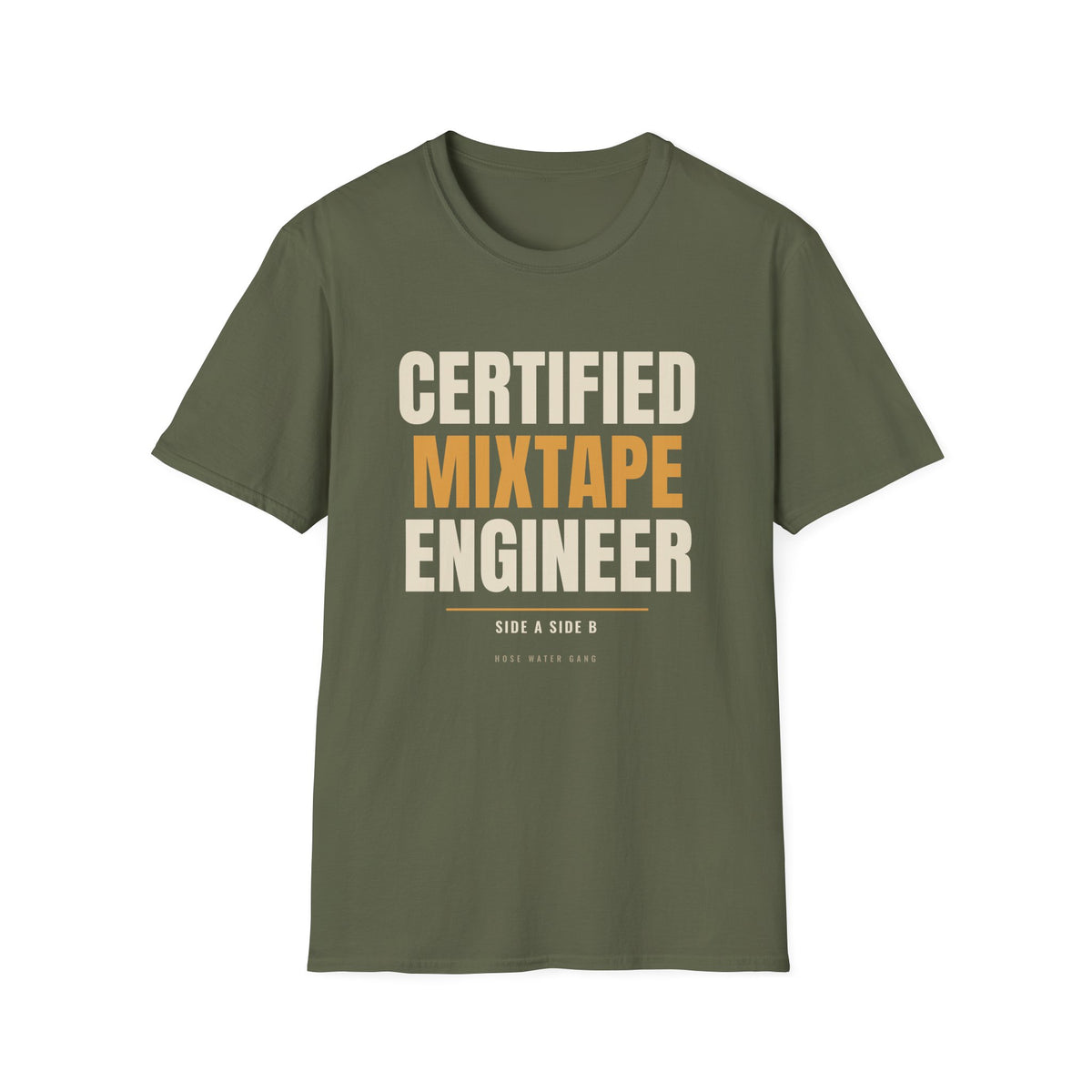Certified Mixtape Engineer - Gen X Music Nostalgia Tee