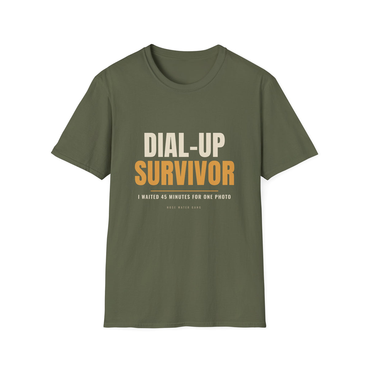 Dial-Up Survivor - Funny Gen X Nostalgia T-Shirt